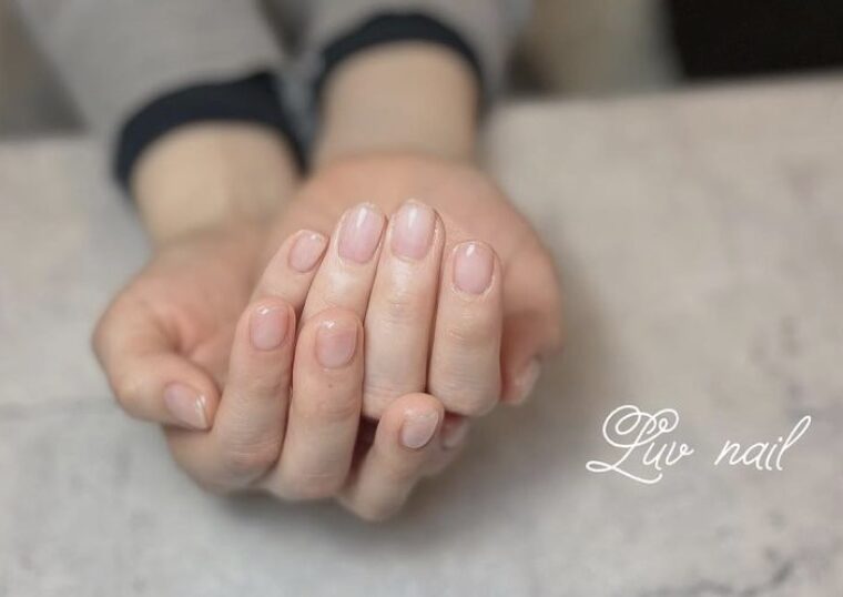 ✨やっぱり王道クリアネイル💅