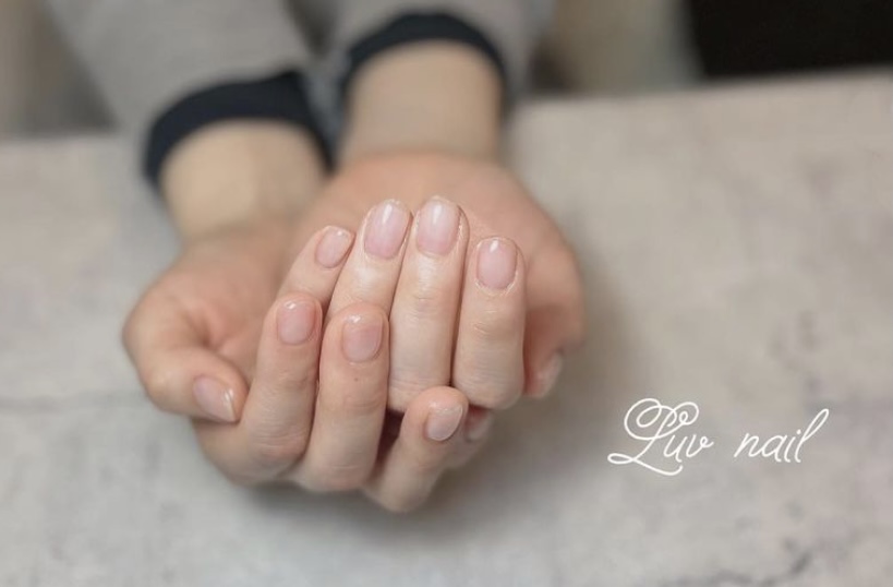 ✨やっぱり王道クリアネイル💅